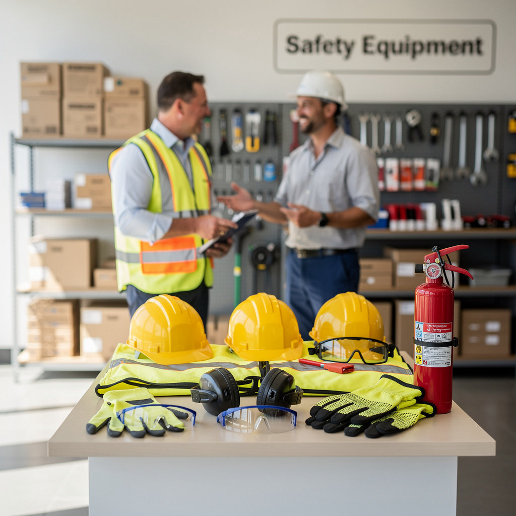 American Industrial Supply safety equipment including PPE and signage for industrial compliance in Lompoc and Santa Maria